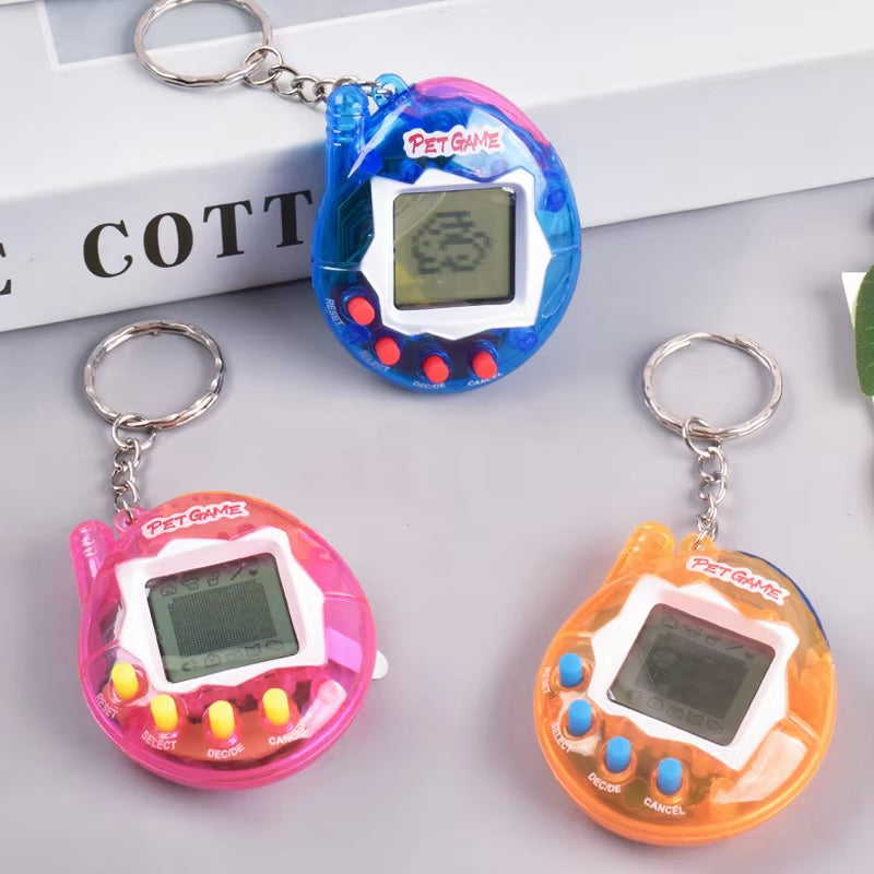 1PC Transparent Electronic Pets Nostalgic 168 Pets in One Virtual Cyber Digital Nostalgic Funny Toys Pixel Funny Play