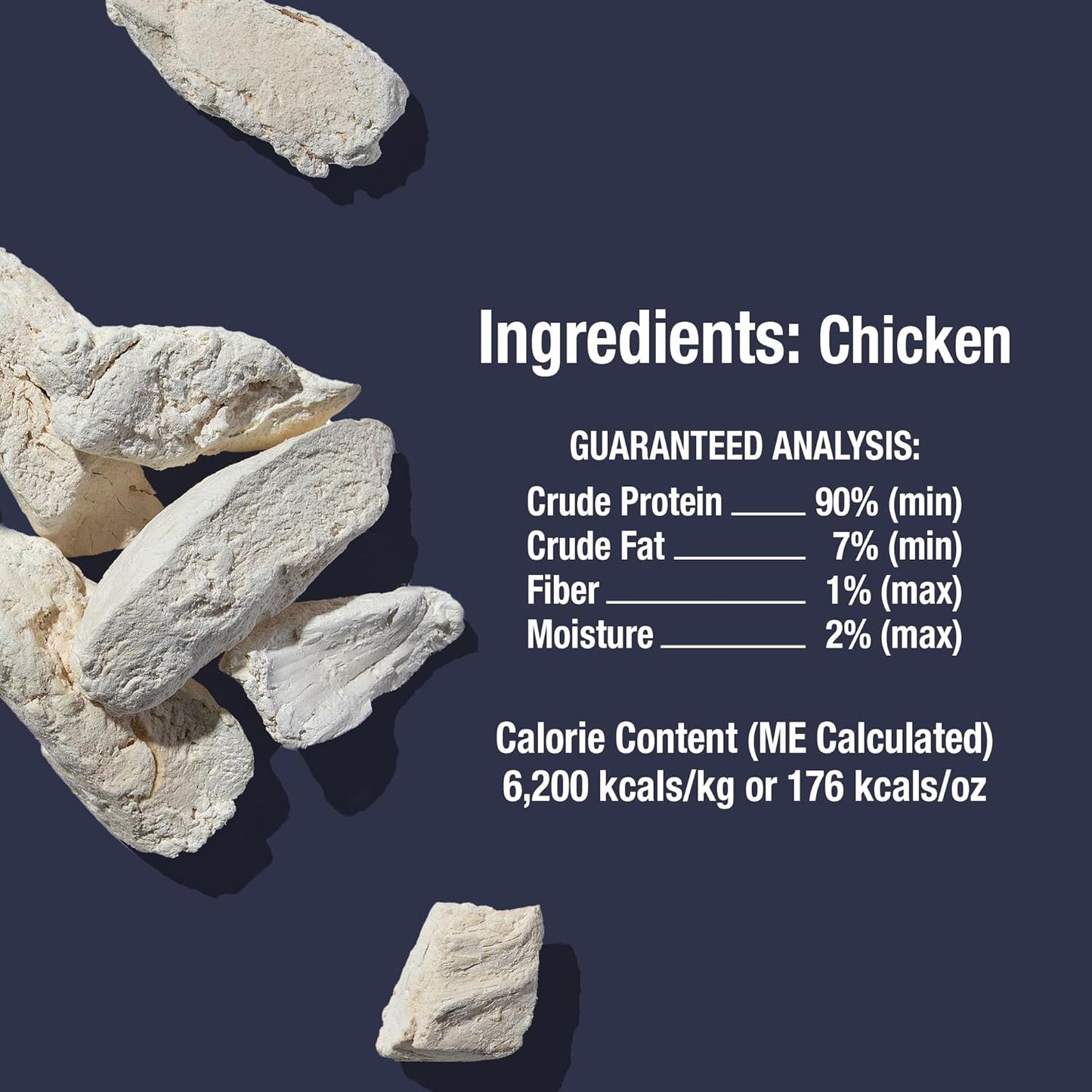 Whole Life Cat Just One Chicken Freeze Dried Cat Treats - Human Grade High Prote