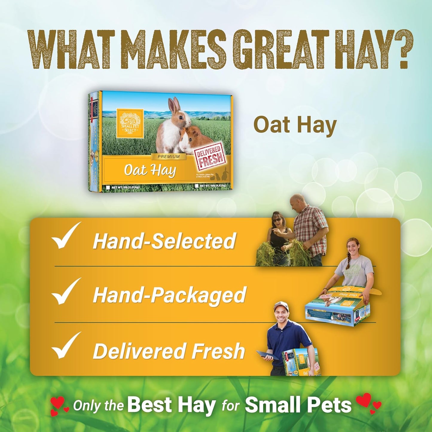 Oat Hay Pet Food, 2 Lb.