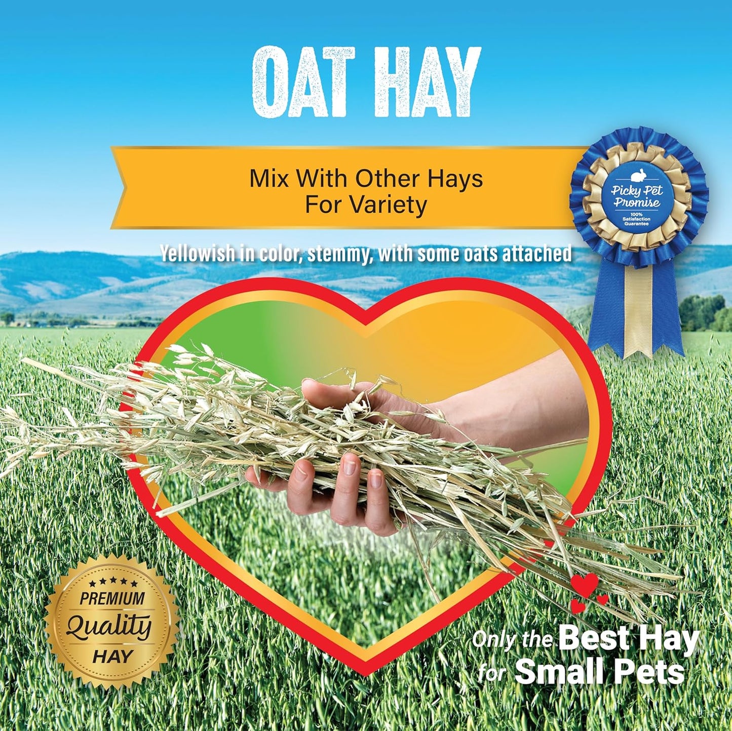 Oat Hay Pet Food, 2 Lb.