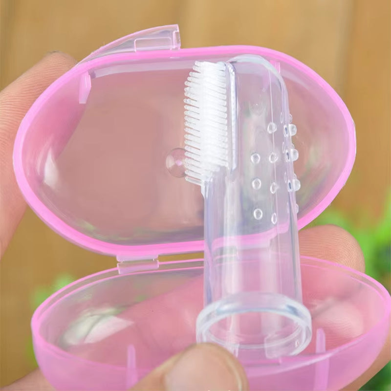 Super Soft Dog Toothbrushes Cleaning Finger Brush for Dog and Cat Grooming Nontoxic Teethbrush Dental Care Pet Products