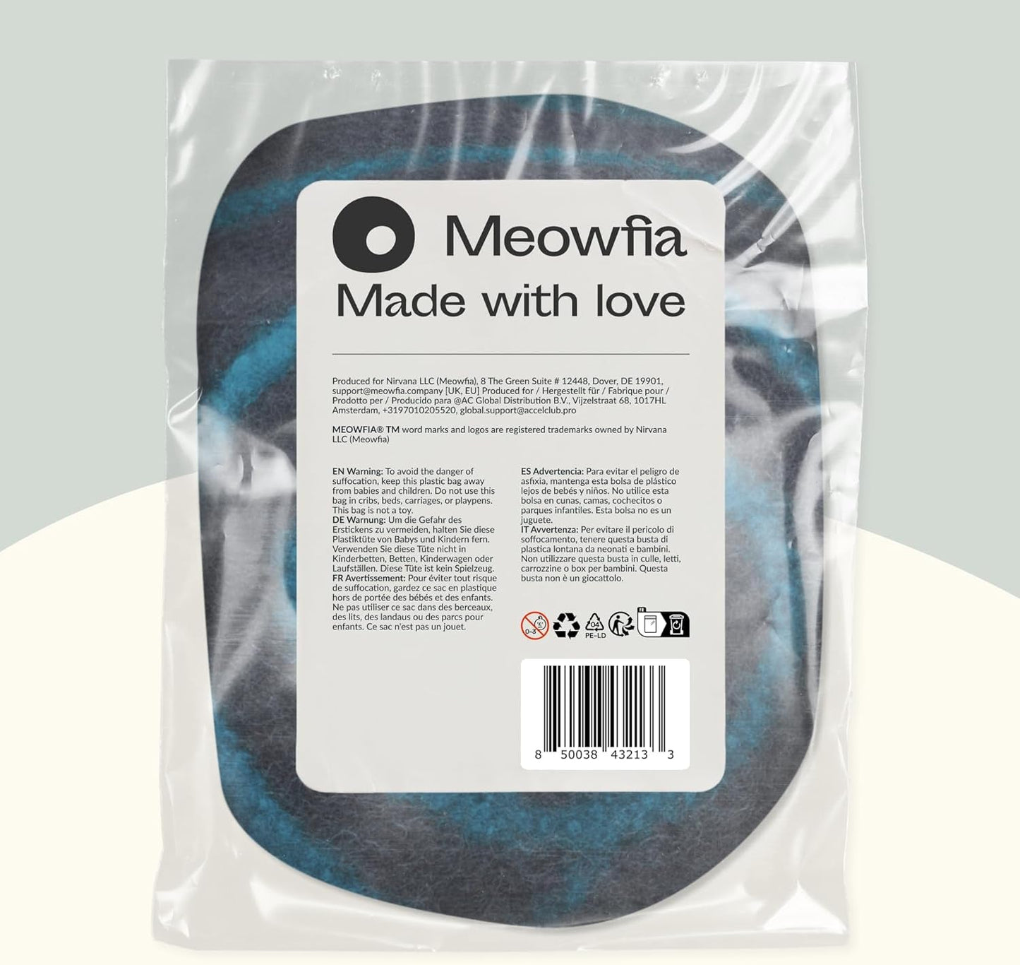 Cat Cave – Premium Felt Cat Bed for Indoor Cats, Handmade 100% Merino Wool (Large, Black Aqua) - pet needs705353045738Cat Cave – Premium Felt Cat Bed for Indoor Cats, Handmade 100% Merino Wool (Large, Black Aqua)Black AquaLargeLargepet needs