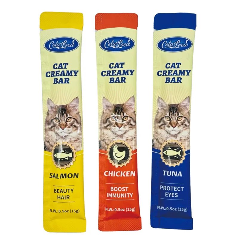 Cat Food OEM ODM Wet Pet Food Cat Treats Creamy Bar High Protein Pet Supplement15G*4 - pet needs313109498433Cat Food OEM ODM Wet Pet Food Cat Treats Creamy Bar High Protein Pet Supplement15G*4Salmon 20Pcspet needs