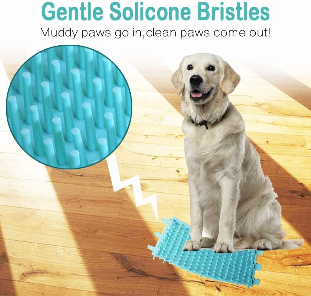 Pet Paw Washer and Cleaner - Easy to Disassemble and Install Dog Foot Brush for Muddy Paws - pet needs313043134183Pet Paw Washer and Cleaner - Easy to Disassemble and Install Dog Foot Brush for Muddy PawsBluegreenPetitePetitepet needs