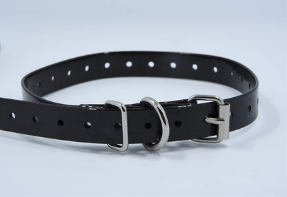 Replacement ¾” Dog Collar Strap Bands with Double Buckle Loop Training for All Brands of Pet Shock Bark E Collars and Fences.