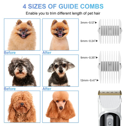 14Kpa Dog Grooming Kit & Vacuum, 2.5L Pet Hair Vacuum Suction 99% Pet Hair,3 Modes Suction Dog Grooming Clipper Kit,5 Pet Groomer Tools,Low Noise Pet Shedding Vacuum for Dogs Cats,White - pet needs74475922767614Kpa Dog Grooming Kit & Vacuum, 2.5L Pet Hair Vacuum Suction 99% Pet Hair,3 Modes Suction Dog Grooming Clipper Kit,5 Pet Groomer Tools,Low Noise Pet Shedding Vacuum for Dogs Cats,Whitepet needs
