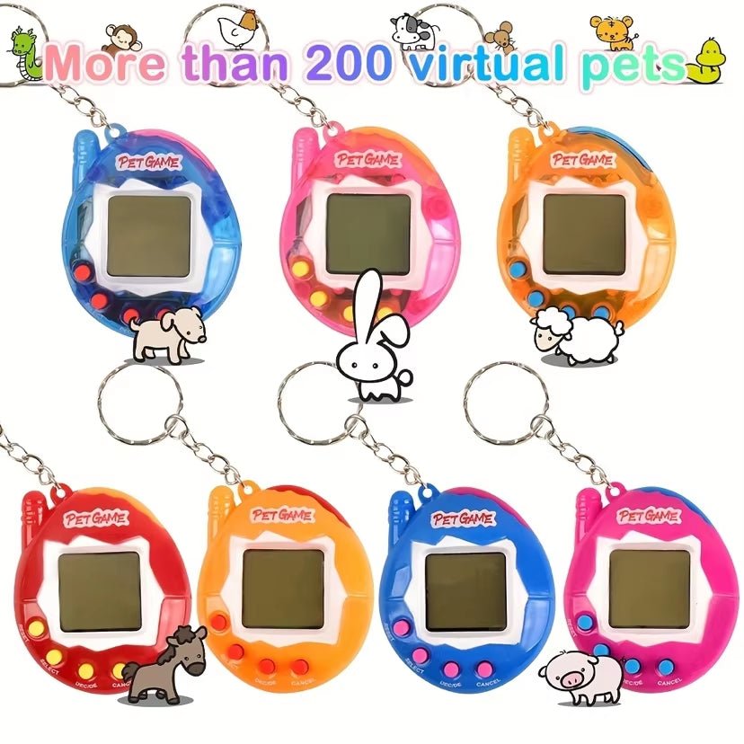 1PC Transparent Electronic Pets Nostalgic 168 Pets in One Virtual Cyber Digital Nostalgic Funny Toys Pixel Funny Play - pet needs74450425915131PC Transparent Electronic Pets Nostalgic 168 Pets in One Virtual Cyber Digital Nostalgic Funny Toys Pixel Funny Play5pet needs