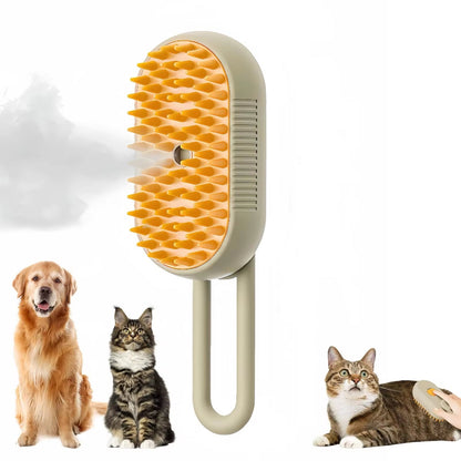 3 in 1 Pet Brush Cat Steam Brush Comb Dog Brush Electric Spray Cat Hair Brushes Massage Pet Grooming Hair Removal Combs - pet needs7260847856323 in 1 Pet Brush Cat Steam Brush Comb Dog Brush Electric Spray Cat Hair Brushes Massage Pet Grooming Hair Removal CombsCoffee Handlepet needs