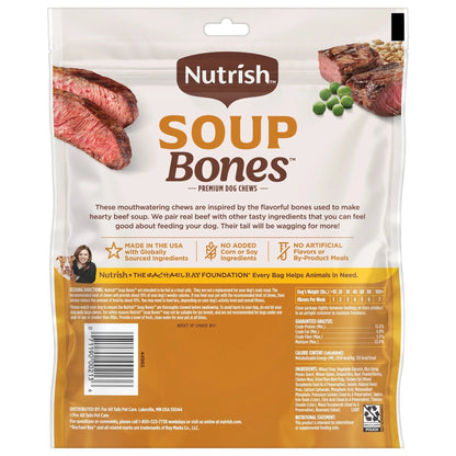 (4 Pack) Soup Bones Premium Dog Chews with Real Beef and Barley, 11 Chews (Rachael Ray) - pet needs313047683656(4 Pack) Soup Bones Premium Dog Chews with Real Beef and Barley, 11 Chews (Rachael Ray)4pet needs