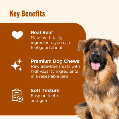 (4 Pack) Soup Bones Premium Dog Chews with Real Beef and Barley, 11 Chews (Rachael Ray) - pet needs313047683656(4 Pack) Soup Bones Premium Dog Chews with Real Beef and Barley, 11 Chews (Rachael Ray)4pet needs