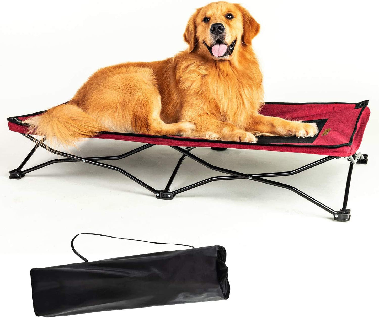 47 Inches Long Elevated Folding Pet Bed Cot Travel Portable Breathable Cooling Textilene Mesh Sleeping Dog Bed (47 Inch (Pack of 1), Red) - pet needs70535340476447 Inches Long Elevated Folding Pet Bed Cot Travel Portable Breathable Cooling Textilene Mesh Sleeping Dog Bed (47 Inch (Pack of 1), Red)pet needs