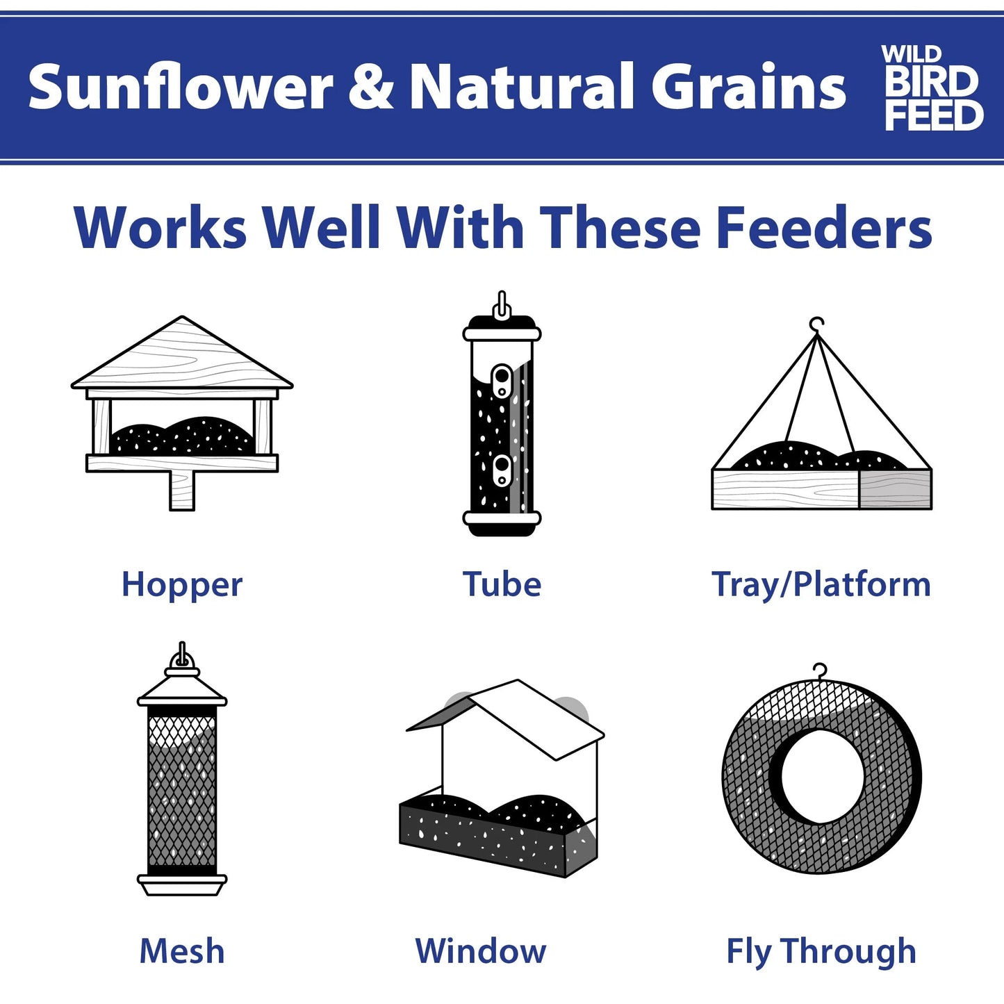 (5 Pack) Sunflower & Natural Grains Wild Bird Feed, 5 Lb - pet needs726084672901(5 Pack) Sunflower & Natural Grains Wild Bird Feed, 5 Lb5 Lbs5 Pack5 Packpet needs