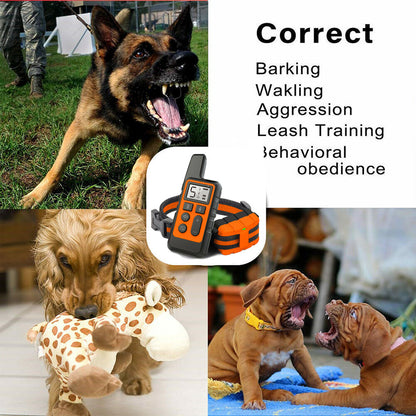 2700 FT Remote Dog Shock Training Collar Rechargeable Waterproof Pet Trainer