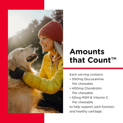 Advanced Strength Hip & Joint Supplement for Dogs, Puppy Supplements, Dog Joint Supplement, Contains 500Mg of Glucosamine, 400Mg of Chondroitin, 50Mg of MSM, Puppy Essentials, 300 Tablets - pet needs313103320372Advanced Strength Hip & Joint Supplement for Dogs, Puppy Supplements, Dog Joint Supplement, Contains 500Mg of Glucosamine, 400Mg of Chondroitin, 50Mg of MSM, Puppy Essentials, 300 Tablets300 Countpet needs