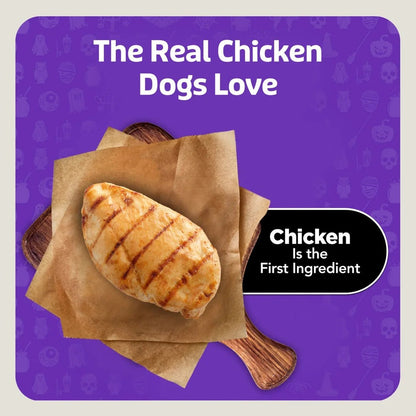 Boo Bits Soft & Chewy Halloween Dog Treats, Tasty Chicken Recipe, 4.5 - Oz Bag - pet needs711181193183Boo Bits Soft & Chewy Halloween Dog Treats, Tasty Chicken Recipe, 4.5 - Oz Bag1pet needs