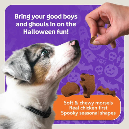 Boo Bits Soft & Chewy Halloween Dog Treats, Tasty Chicken Recipe, 4.5 - Oz Bag - pet needs711181193183Boo Bits Soft & Chewy Halloween Dog Treats, Tasty Chicken Recipe, 4.5 - Oz Bag1pet needs