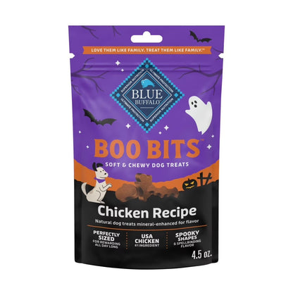Boo Bits Soft & Chewy Halloween Dog Treats, Tasty Chicken Recipe, 4.5 - Oz Bag - pet needs711181193183Boo Bits Soft & Chewy Halloween Dog Treats, Tasty Chicken Recipe, 4.5 - Oz Bag1pet needs