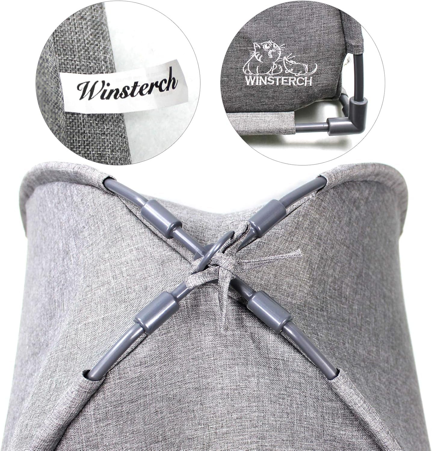 Cat Beds for Indoor Cats,Covered Cat Cave Bed with Removable Washable Pillow,Warming Cat Cave Bed Kitten Beds Small Pets Bed for Indoor Cats (18.5'' X 18.5'' X 15.8'', Grey) - pet needs726084858725Cat Beds for Indoor Cats,Covered Cat Cave Bed with Removable Washable Pillow,Warming Cat Cave Bed Kitten Beds Small Pets Bed for Indoor Cats (18.5'' X 18.5'' X 15.8'', Grey)Greypet needs