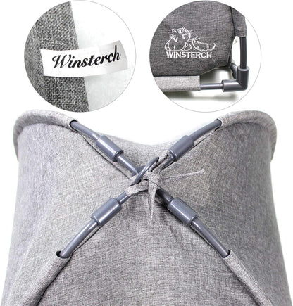 Cat Beds for Indoor Cats,Covered Cat Cave Bed with Removable Washable Pillow,Warming Cat Cave Bed Kitten Beds Small Pets Bed for Indoor Cats (18.5'' X 18.5'' X 15.8'', Grey) - pet needs726084858725Cat Beds for Indoor Cats,Covered Cat Cave Bed with Removable Washable Pillow,Warming Cat Cave Bed Kitten Beds Small Pets Bed for Indoor Cats (18.5'' X 18.5'' X 15.8'', Grey)Greypet needs