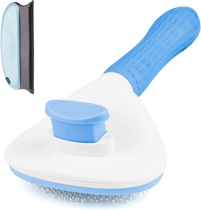 Cat Brush and Dog Brush, Cat Brush for Shedding and Grooming with Long or Short Hair Self Cleaning Slicker Brush - pet needs7445000704740Cat Brush and Dog Brush, Cat Brush for Shedding and Grooming with Long or Short Hair Self Cleaning Slicker Brushpet needs