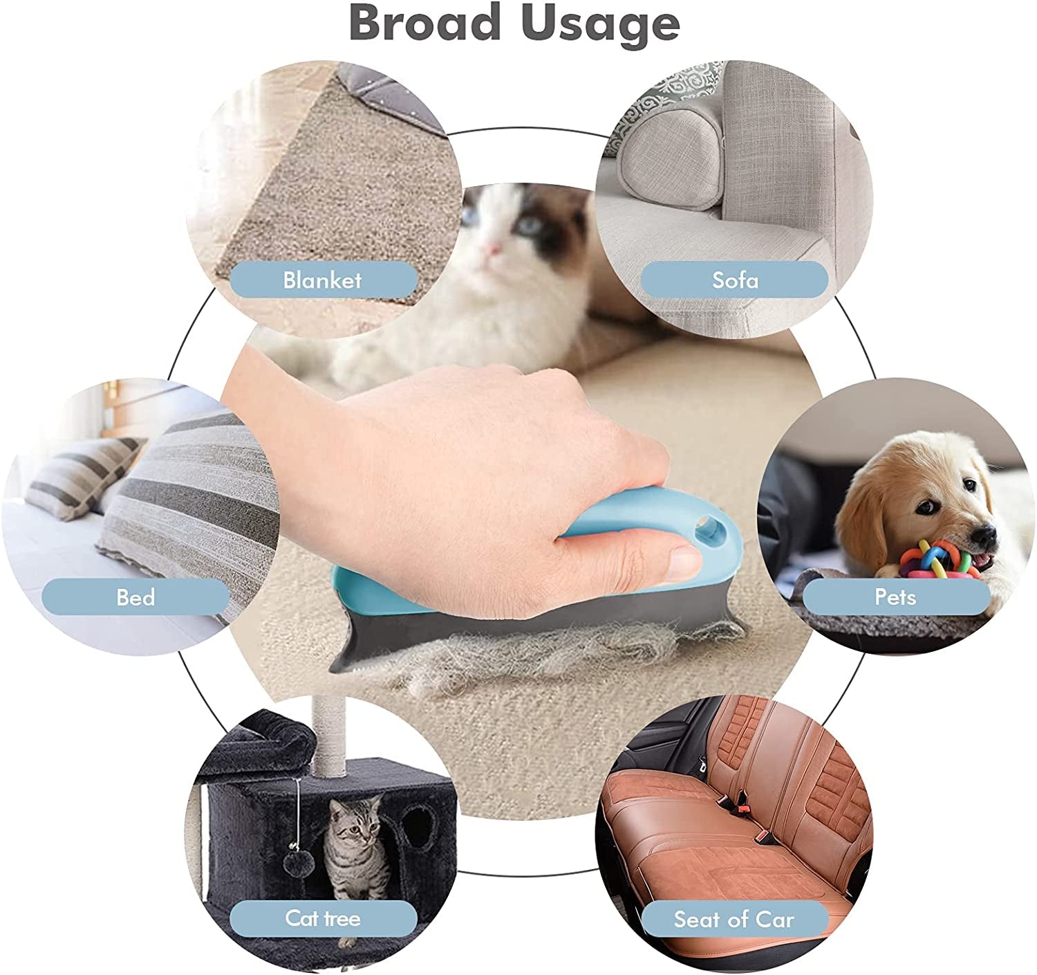 Cat Brush and Dog Brush, Cat Brush for Shedding and Grooming with Long or Short Hair Self Cleaning Slicker Brush - pet needs7445000704740Cat Brush and Dog Brush, Cat Brush for Shedding and Grooming with Long or Short Hair Self Cleaning Slicker Brushpet needs