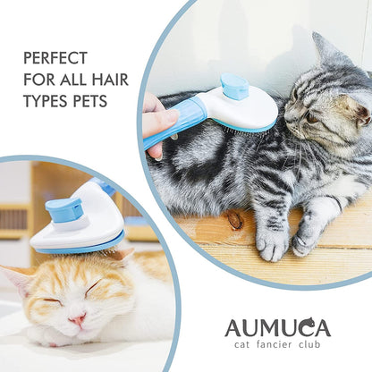 Cat Brush and Dog Brush, Cat Brush for Shedding and Grooming with Long or Short Hair Self Cleaning Slicker Brush - pet needs7445000704740Cat Brush and Dog Brush, Cat Brush for Shedding and Grooming with Long or Short Hair Self Cleaning Slicker Brushpet needs