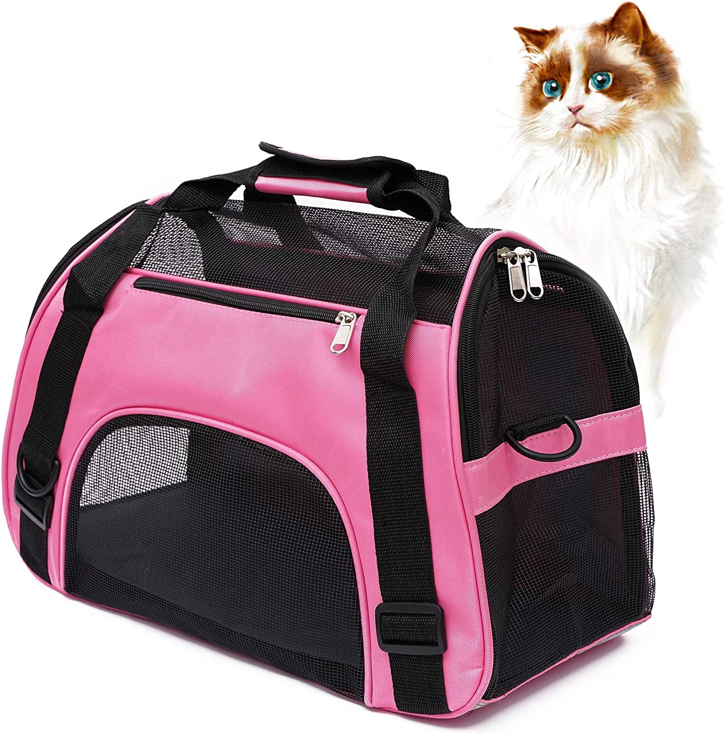 Cat Carrier for Small Cats Dogs Soft - Sided Pet Carrier for Cats Puppies Small Pe - pet needs705353105913Cat Carrier for Small Cats Dogs Soft - Sided Pet Carrier for Cats Puppies Small Pepet needs