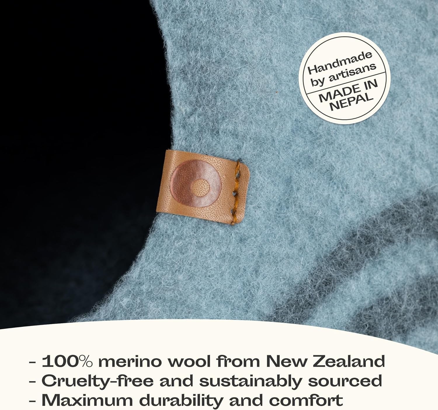 Cat Cave – Premium Felt Cat Bed for Indoor Cats, Handmade 100% Merino Wool (Aquamarine, Medium) - pet needs744110439908Cat Cave – Premium Felt Cat Bed for Indoor Cats, Handmade 100% Merino Wool (Aquamarine, Medium)AquamarineMediumMediumpet needs