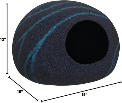 Cat Cave – Premium Felt Cat Bed for Indoor Cats, Handmade 100% Merino Wool (Large, Black Aqua) - pet needs705353045738Cat Cave – Premium Felt Cat Bed for Indoor Cats, Handmade 100% Merino Wool (Large, Black Aqua)Black AquaLargeLargepet needs