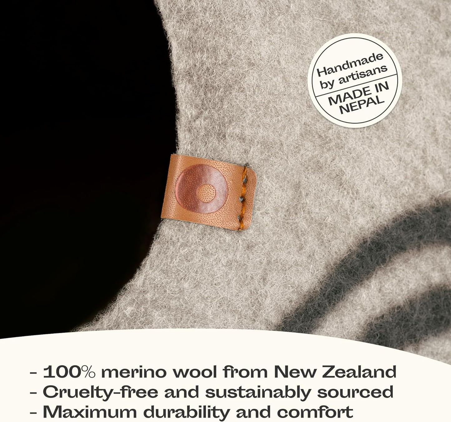 Cat Cave – Premium Felt Cat Bed for Indoor Cats, Handmade 100% Merino Wool (Light Grey, Medium) - pet needs705353167331Cat Cave – Premium Felt Cat Bed for Indoor Cats, Handmade 100% Merino Wool (Light Grey, Medium)Light GreyMediumMediumpet needs