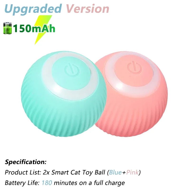 Cat Interactive Ball Electric Automatic Rolling Ball Smart Toys for Cats Smart Cat Toy Rotating Ball Cat Game Accessories - pet needs313040222296Cat Interactive Ball Electric Automatic Rolling Ball Smart Toys for Cats Smart Cat Toy Rotating Ball Cat Game AccessoriesCombo 2 - Top SellingFood Grade SiliconeFood Grade Siliconepet needs