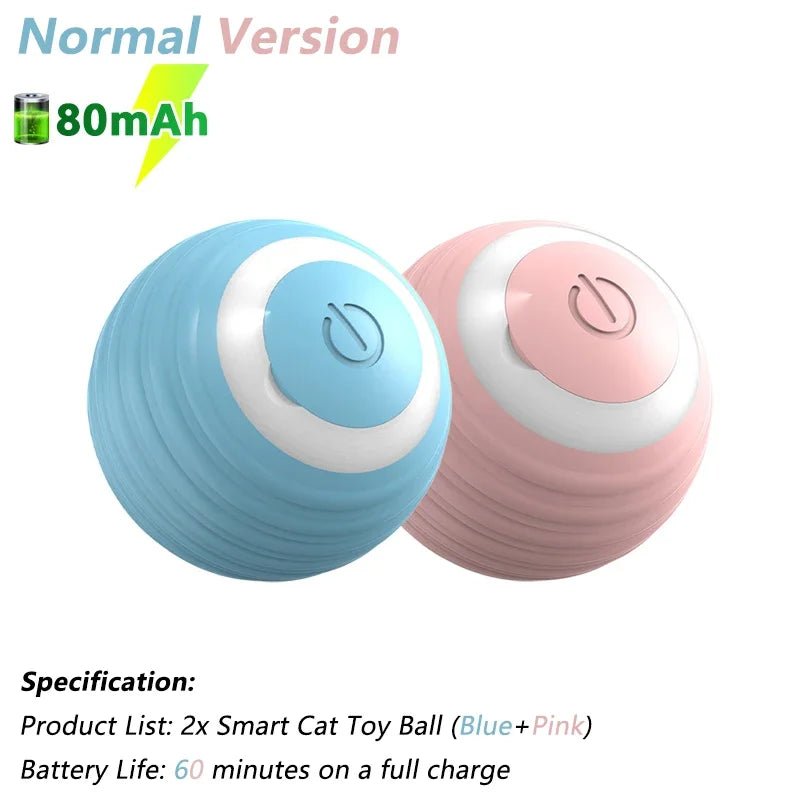 Cat Interactive Ball Electric Automatic Rolling Ball Smart Toys for Cats Smart Cat Toy Rotating Ball Cat Game Accessories - pet needs744110323337Cat Interactive Ball Electric Automatic Rolling Ball Smart Toys for Cats Smart Cat Toy Rotating Ball Cat Game AccessoriesCombo 1Food Grade SiliconeFood Grade Siliconepet needs