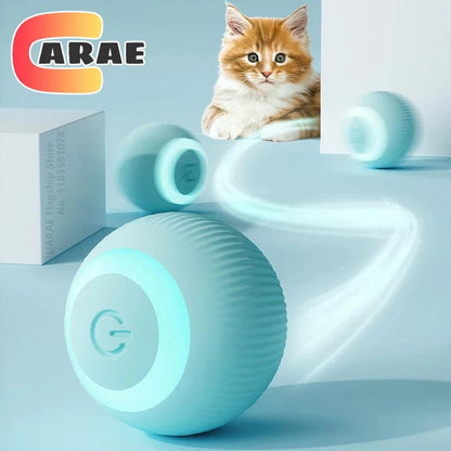 Cat Interactive Ball Electric Automatic Rolling Ball Smart Toys for Cats Smart Cat Toy Rotating Ball Cat Game Accessories - pet needs313028516546Cat Interactive Ball Electric Automatic Rolling Ball Smart Toys for Cats Smart Cat Toy Rotating Ball Cat Game Accessories1Pc Blue 80MahFood Grade SiliconeFood Grade Siliconepet needs