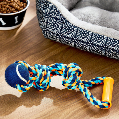 Chomp and Tug Buddy Rope Toy for Moderate Chewers, Blue, Medium - pet needs711181670196Chomp and Tug Buddy Rope Toy for Moderate Chewers, Blue, Mediumpet needs