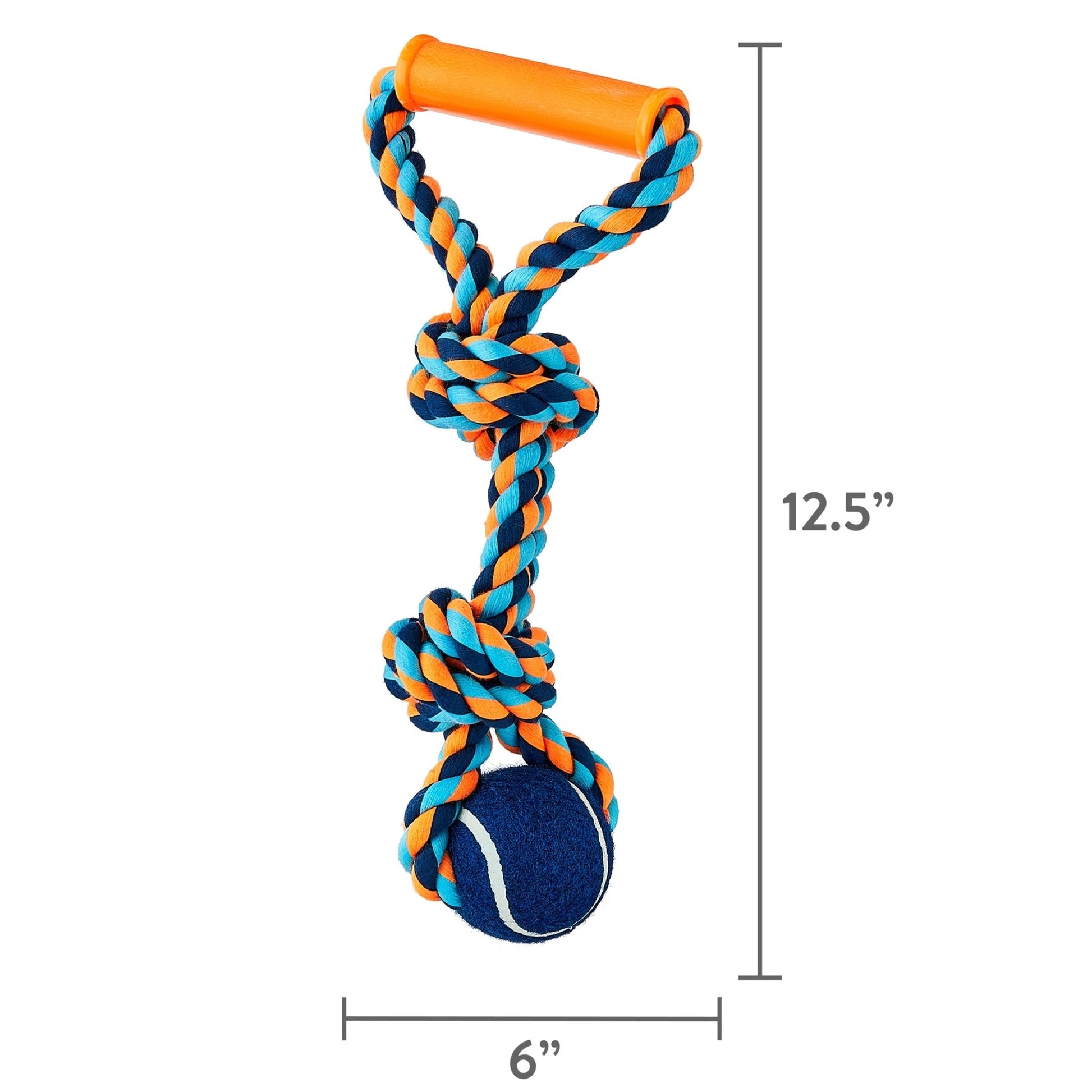 Chomp and Tug Buddy Rope Toy for Moderate Chewers, Blue, Medium - pet needs711181670196Chomp and Tug Buddy Rope Toy for Moderate Chewers, Blue, Mediumpet needs