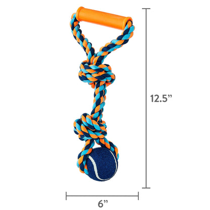 Chomp and Tug Buddy Rope Toy for Moderate Chewers, Blue, Medium - pet needs711181670196Chomp and Tug Buddy Rope Toy for Moderate Chewers, Blue, Mediumpet needs