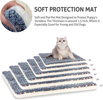 Dog Bed Crate Pad Ultra Soft Pet Bed with Cute Star Print Washable Crate Mat for Large Medium Small Dogs Reversible Fleece Dog Crate Kennel Mat Cat Bed Liner 23 X 18 Inch Dark Blue - pet needs7445007427499Dog Bed Crate Pad Ultra Soft Pet Bed with Cute Star Print Washable Crate Mat for Large Medium Small Dogs Reversible Fleece Dog Crate Kennel Mat Cat Bed Liner 23 X 18 Inch Dark BlueDark Blue24 - Inch24 - Inchpet needs