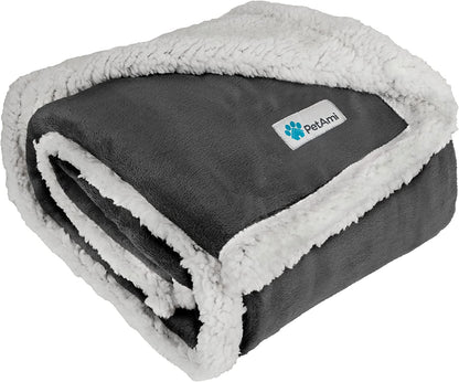 Dog Blanket for Bed, XL Pet Blanket Large Dogs, Fleece Furniture Couch Cover Protector Sofa Car Crate Kennel, Soft Sherpa Cat Throw Plush Reversible Washable, Twin 60X80 Dark Gray - pet needs313046536571Dog Blanket for Bed, XL Pet Blanket Large Dogs, Fleece Furniture Couch Cover Protector Sofa Car Crate Kennel, Soft Sherpa Cat Throw Plush Reversible Washable, Twin 60X80 Dark GrayCharcoalX - Large - 80 X 60 InchesX - Large - 80 X 60 Inchespet needs