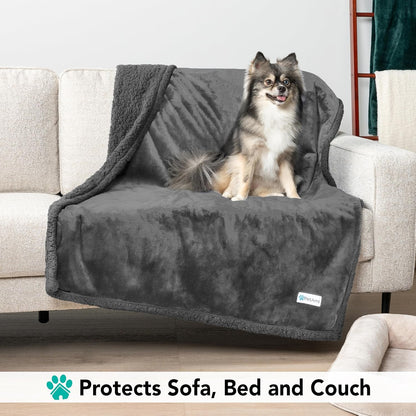 Dog Blanket for Small Medium Dogs, Pet Bed Blanket Cat Puppy Kitten, Fleece Furniture Couch Cover Protector Sofa Car, Soft Sherpa Dog Throw Plush Reversible Washable, Mini 29X40 Solid Dark Gray - pet needs7445014582587Dog Blanket for Small Medium Dogs, Pet Bed Blanket Cat Puppy Kitten, Fleece Furniture Couch Cover Protector Sofa Car, Soft Sherpa Dog Throw Plush Reversible Washable, Mini 29X40 Solid Dark GrayGray/Gray SherpaMedium - 29 X 40 InchesMedium - 29 X 40 Inchespet needs