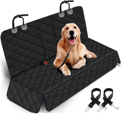 Dog Car Seat Cover, Back Seat Cover for Dogs Pet Car Seat Protector Waterproof Bench Car Seat Cover, Non - Slip Reat Seat Cover Fits Middle Armrest for Most Cars Trucks Suvs - Black - pet needs711181750843Dog Car Seat Cover, Back Seat Cover for Dogs Pet Car Seat Protector Waterproof Bench Car Seat Cover, Non - Slip Reat Seat Cover Fits Middle Armrest for Most Cars Trucks Suvs - BlackBlackpet needs