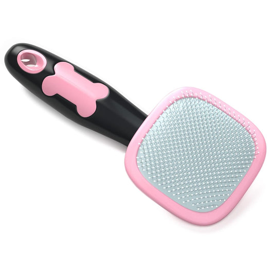 Dog & Cat Grooming Brush - Slicker Shedding Tools (Pink) - pet needs744110593839Dog & Cat Grooming Brush - Slicker Shedding Tools (Pink)PinkSmallSmallpet needs