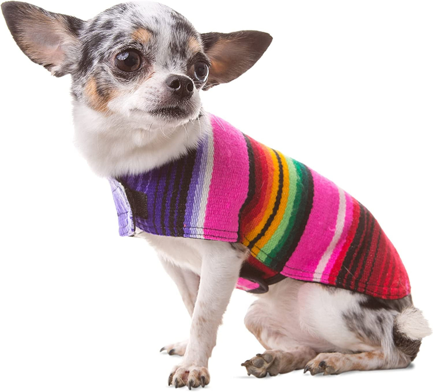 Dog Clothes - Handmade Dog Poncho from Authentic Mexican Blanket by (Pink, XXL) - pet needs7445056874848Dog Clothes - Handmade Dog Poncho from Authentic Mexican Blanket by (Pink, XXL)PinkXx - LargeXx - Largepet needs