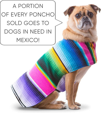 Dog Clothes - Handmade Dog Poncho from Authentic Mexican Blanket by (Pink, XXL) - pet needs7445056874848Dog Clothes - Handmade Dog Poncho from Authentic Mexican Blanket by (Pink, XXL)PinkXx - LargeXx - Largepet needs