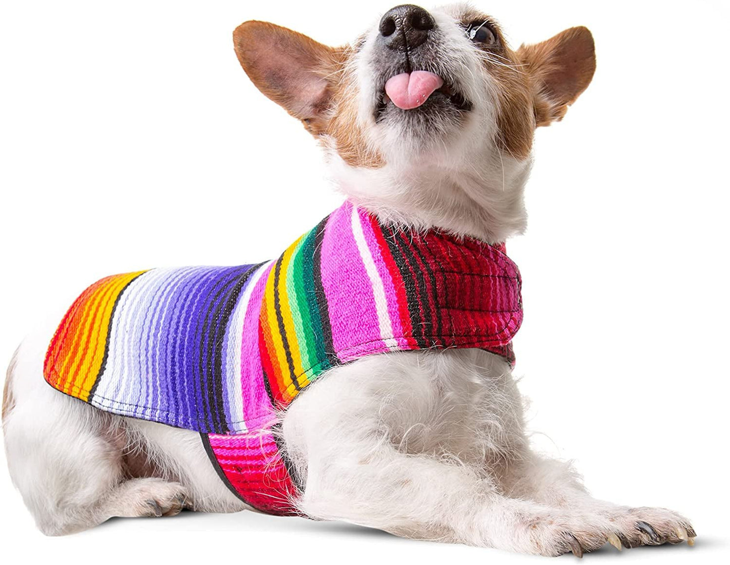 Dog Clothes - Handmade Dog Poncho from Authentic Mexican Blanket by (Pink, XXL) - pet needs7445056874848Dog Clothes - Handmade Dog Poncho from Authentic Mexican Blanket by (Pink, XXL)PinkXx - LargeXx - Largepet needs