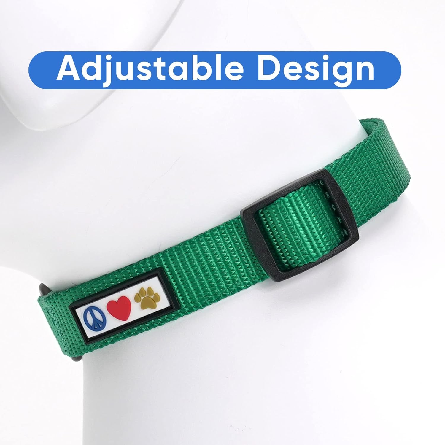 Dog Collar, Adjustable, Heavy Duty, Waterproof, Quick - Release Buckle, Lush Green, Extra Small Breeds - pet needs313111516576Dog Collar, Adjustable, Heavy Duty, Waterproof, Quick - Release Buckle, Lush Green, Extra Small BreedsLush GreenX - Small (Pack Of 1)X - Small (Pack Of 1)pet needs