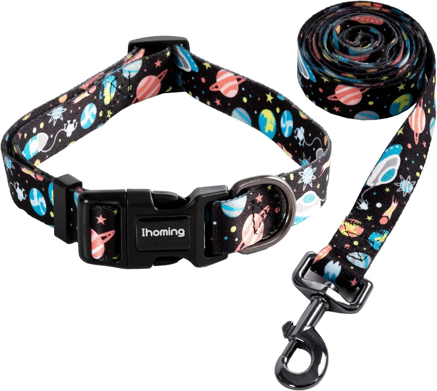 Dog Collar and Leash Set for Daily Outdoor Walking Running Training, Space Design for Small Boys Girls Dogs Cats Pets, S - Up to 20LBS - pet needs7445031548542Dog Collar and Leash Set for Daily Outdoor Walking Running Training, Space Design for Small Boys Girls Dogs Cats Pets, S - Up to 20LBSB - SpaceSmall (Pack Of 1)Small (Pack Of 1)pet needs