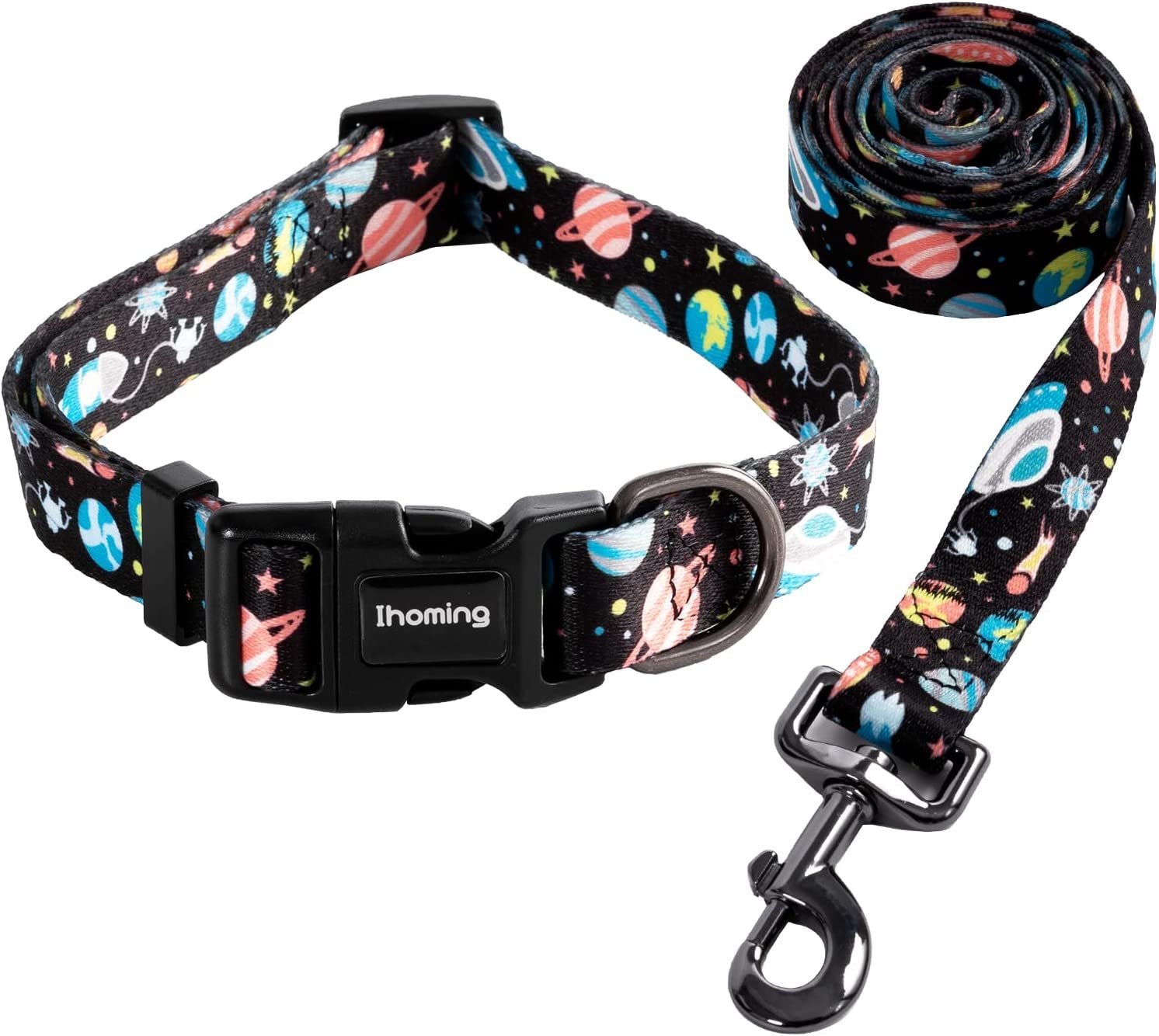 Dog Collar and Leash Set for Daily Outdoor Walking Running Training, Space Design for Small Boys Girls Dogs Cats Pets, S - Up to 20LBS - pet needs7445031548542Dog Collar and Leash Set for Daily Outdoor Walking Running Training, Space Design for Small Boys Girls Dogs Cats Pets, S - Up to 20LBSB - SpaceSmall (Pack Of 1)Small (Pack Of 1)pet needs