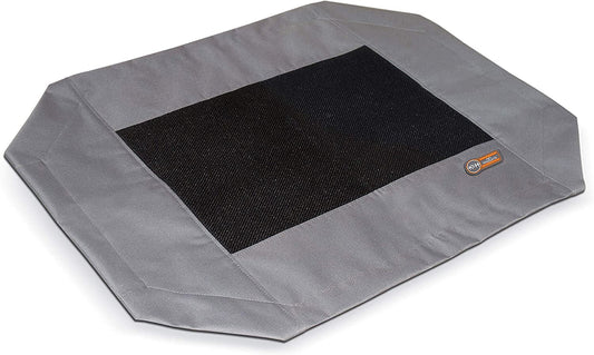 Dog Cot Replacement Cover, Designed to Fit K&H Medium Pet Cots (Sold Separately), Indoor Outdoor, Breathable Cooling Mesh Center, Machine Washable - Medium 32 X 25In Gray - pet needs313053394355Dog Cot Replacement Cover, Designed to Fit K&H Medium Pet Cots (Sold Separately), Indoor Outdoor, Breathable Cooling Mesh Center, Machine Washable - Medium 32 X 25In GrayGray/Black MeshMedium 32 X 25 InchesMedium 32 X 25 Inchespet needs