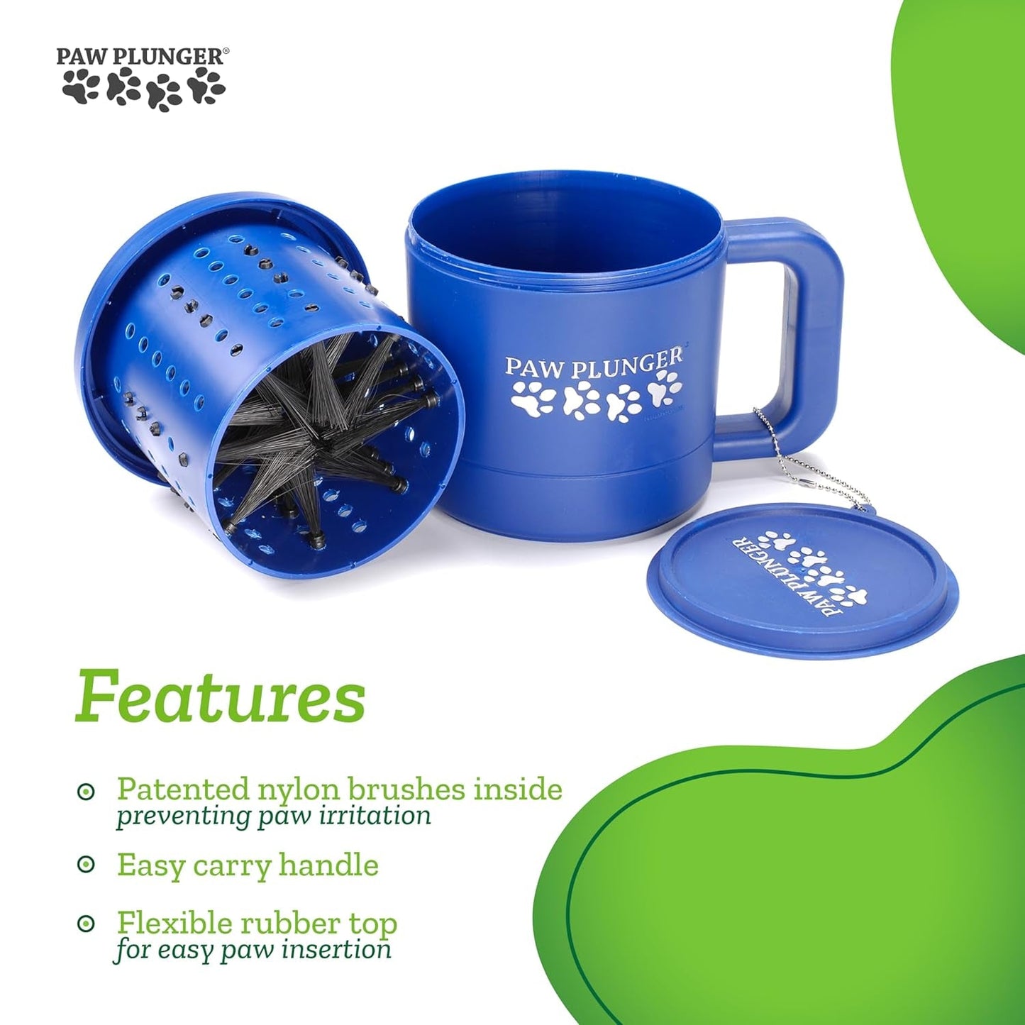 – Dog Paw Cleaner - Puppy Essentials - Portable Dirty Paw Washer - Ideal for Large Dogs - Black - pet needs313051127191– Dog Paw Cleaner - Puppy Essentials - Portable Dirty Paw Washer - Ideal for Large Dogs - BlackBlackLargeLargepet needs