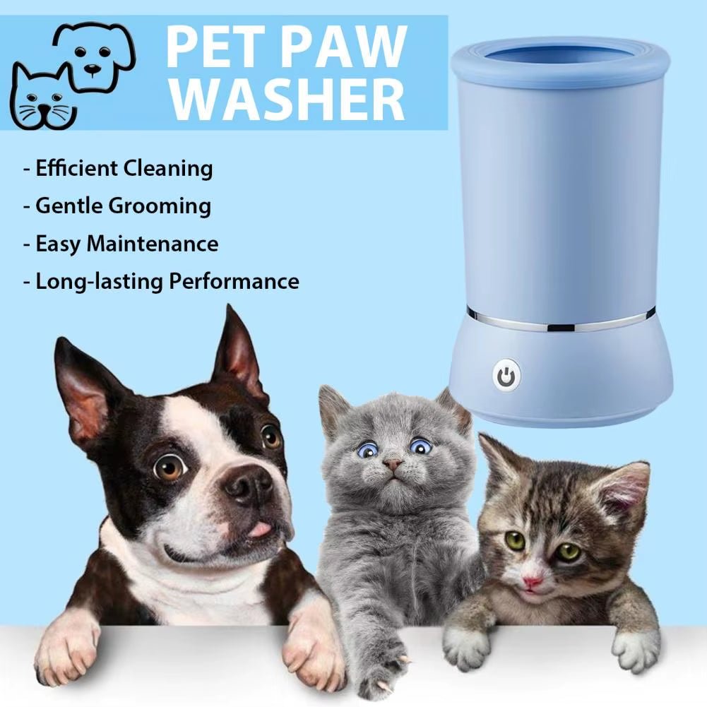 Dog Paws Cleaner Cup Paw Brush Automatic Pet Dog Paw Washer Quickly Wash Dirty Paw Pet Brush for Small Medium Large Dogs Cats - pet needs7445032940994Dog Paws Cleaner Cup Paw Brush Automatic Pet Dog Paw Washer Quickly Wash Dirty Paw Pet Brush for Small Medium Large Dogs CatsBluepet needs